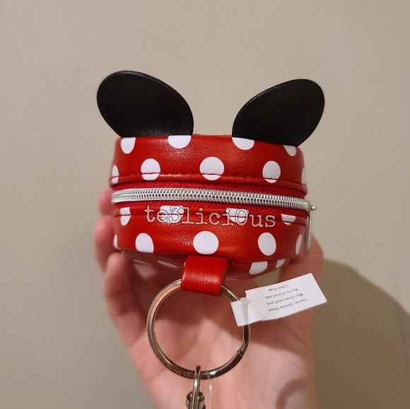 DISNEY PARKS MINNIE MOUSE COIN BACKPACK POUCH - Picture 5 of 7